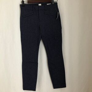 NWT Skinny Bi-Stretch Ankle Navy Stripe Pants